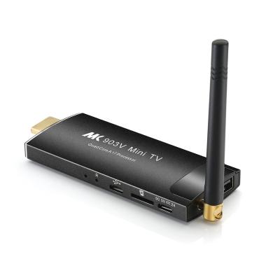 China Fast metal case rk3288 quad core cpu with external wifi antenna 4k tv stick for sale