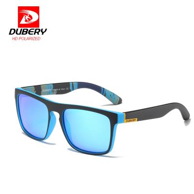 China 15 Years Experience DUBERY Brand Design Square Polarized Sunglasses For Men Colorful Resin Vintage Driving Sun Glass Sunglasses for sale