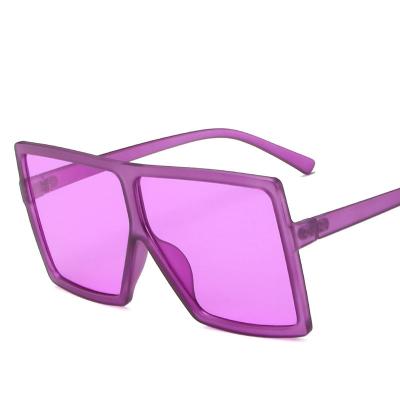 China 15 Years Experience Vintage Square Sunglasses Oversized 2020 PC UV400 Fashion Women Sunglasses Colorful Shades for sale