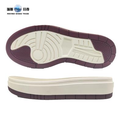 China For Women Shoes Making Sidewall Anti-skip High Outsole Thick Multi Color Women Sneakers Rubber Sole for sale