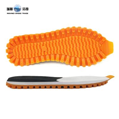 China For Sneaker Shoes Making RISVINCI New Styles Wear-Resistant EVA Soles Breathable Shoe Sole For Making Sneaker Outsole DM Shoe Rubber Sole for sale