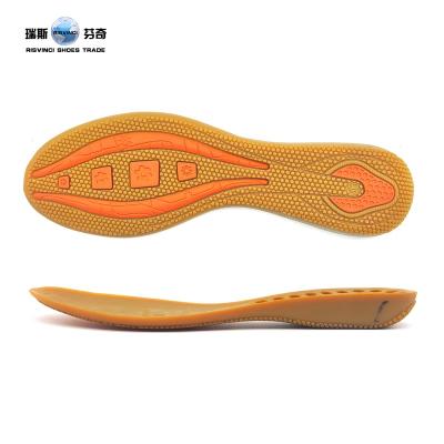 China For Women Shoes Making RISVINCI Durable Two Color Rubber Soles For Women's Dance Flat Shoes Making for sale