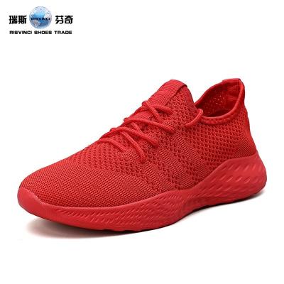 China 2023 Summer New Arrival Fashion Lace Up Cushioning Men's Casual Sports Shoes Mesh Upper EVA Soles Breathable Super Light Walking Running Shoes for sale