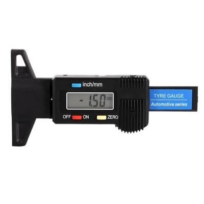 China Tire Car Digital Price GCr15 Instant Measuring Tool Measuring Depth Grooves Tire Meter Auto Cheap Wear Detection for sale