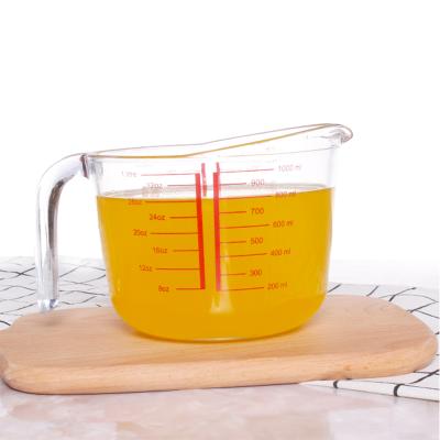 China Viable Kitchen Tool Glass Measuring Cup 0.5L Measuring Cup Baking Measuring Cup With Handle for sale