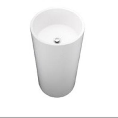 China Easy Clean Wash Basin Manufacturers Provide Pedestal Wash Basin Artificial Stone Embedded Size Can Be Customized for sale