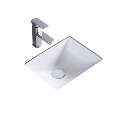 China Easy clean built-in ceramic basin for household undercounter washbasin in bathroom for sale