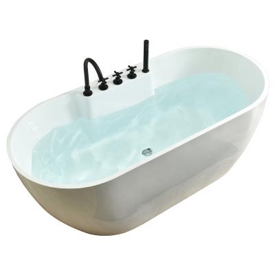 China Super high-selling freestanding acrylic bathtub freestanding and shower integrated household bathroom adult bathtub for sale