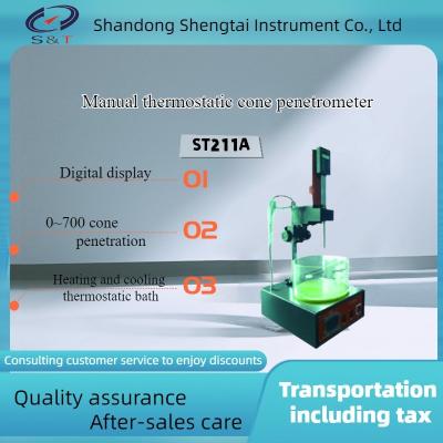 China Pharmazeutische manuelle Constant Temperature Cone Penetration Tester Wasserbad-Temperatur-Steuerung des Test-ST211A zu verkaufen