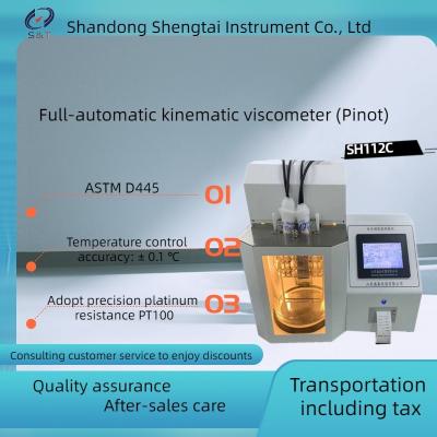 China ASTMD445 vollautomatischer kinematischer Dichte-Messer SH112C für das Messen der kinematischen Viskosität des Heizöl leicht (Pinot) zu verkaufen