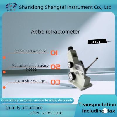 Cina Il rifrattometro di ST121Abbe può misurare l'indice di rifrazione dei liquidi dei semi e trasparenti o dei solidi trasparenti in vendita