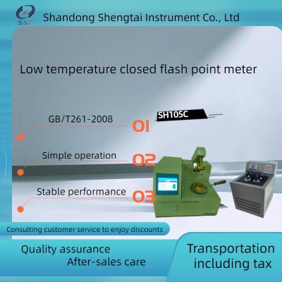 Cina Tester chiuso ISO-2719 GB261 del punto di infiammabilità della tazza di bassa temperatura di SH105C in vendita