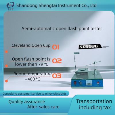 Cina Accensione manuale SD3536 dello strumento semiautomatico del punto di infiammabilità di apertura dell'olio lubrificante in vendita