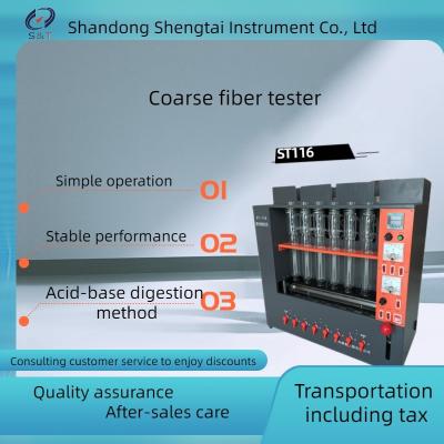 Cina L'attrezzatura degli strumenti ST116 di prova dell'alimento per la determinazione cruda della fibra risponde alle norme GB/T5515 e GB/T6434 in vendita