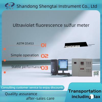 China Ultravioletter Fluoreszenzschwefel der ultravioletten Analysator-Biodiesel-Schwefelgehalt-Prüfvorrichtung des Fluoreszenz-Schwefel-ASTM D5453 zu verkaufen