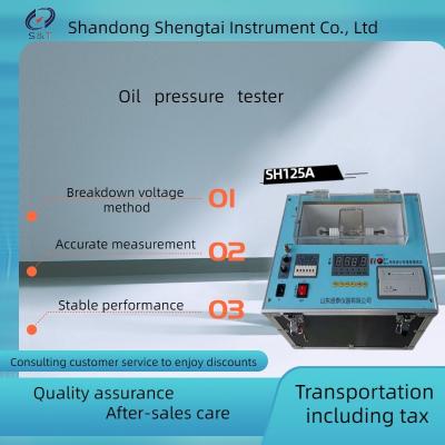 China Transformatorolie het Testen de Olie van de Materiaalsh125a Isolatie weerstaat het Voltagemeetapparaat van de Voltageanalyse Te koop