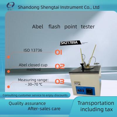 Cina Iso del、 di GB/T 21789 13736 punto della sferza del tester del punto di infiammabilità (Abel ha chiuso il metodo di tazza) SH21789A fra -30 °C ~ °C 70 in vendita