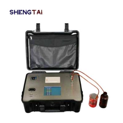 중국 Portable Water Based Hydraulic Oil And Phosphate Ester Oil Particle Counters SH302A 판매용