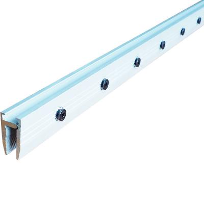 China Modern Aluminum Glass Door Accessories Long Bracket Clamp For Sliding Glass Door 12mm for sale