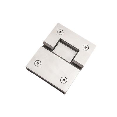 China Modern Glass Door Accessories 90 Degree Square Stainless Steel Shower Glass Door Hinges for sale