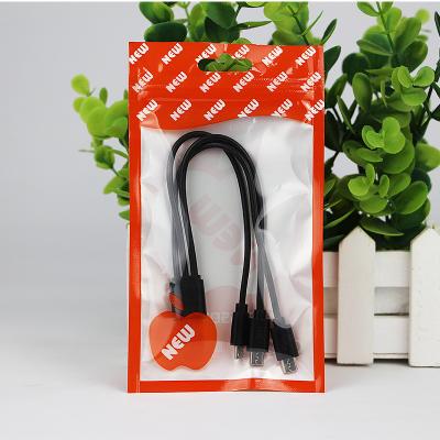 China Recyclable Plastic Bag For Accessories Packaging Bag For Phone Data Cable 2020 Hot Sale for sale