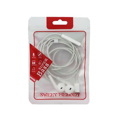 China Recyclable High Quality Mobile Accessories Phone Earphone Packaging Plastic Bag Wholesale for sale