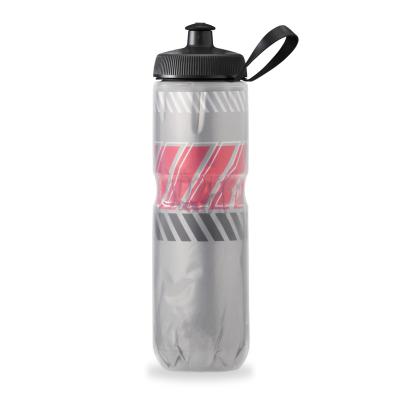 China Stocked Custom logo 700ml 24 oz leak proof plastic squeeze outdoor bicycle cycling sports water bottle for sale