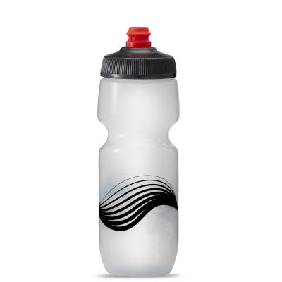 China Stocked Custom logo 700ml 24 oz leak proof plastic squeeze outdoor bicycle cycling sports water bottle for sale