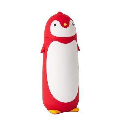 China 280ml 10oz Vacuum Stocked Insulated Stainless Steel Cute Kawaii Girls Kids Penguin Shaped Water Bottle for sale