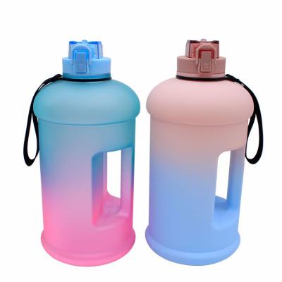 China Sustainable Eco Friendly Outdoor Bicycle Riding Dumbbel Shape Sublimation Water Bottle for sale