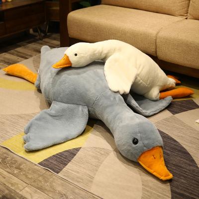 China New Cartoon Plush Big Plush CIA Doll Pillow White Goose Plush Toy for sale