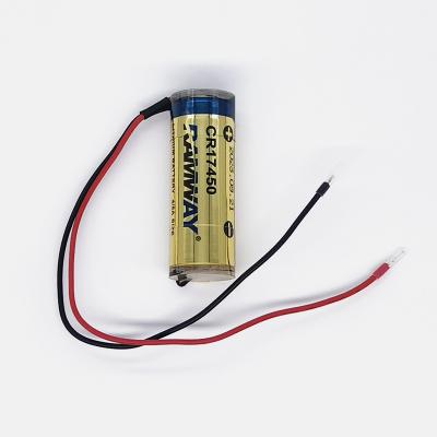 China Industrial equipment RAMWAY CR17450 lithium primary battery  suitable for industrial control PLC equipments for sale