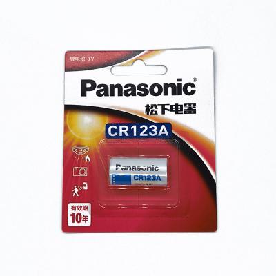 China Consumer Electronics Panasonic CR123A 3V made in japan CR17345 unchargeable lithium battery suitable for cameras Original and Genuine for sale