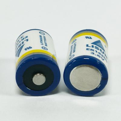 China Industrial equipment 3.6v 1/2aa Li-Socl2 Primary Battery LISUN Er14250 For Industrial Control Equipments for sale