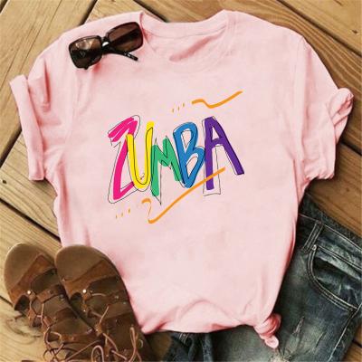 China Fashion Letter T Shirt Sustainable Women Lace Top Female T-shirts Summer Clothes Custom Graphic Tees Fitness Sports Clothes Casual T Shirts for sale