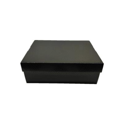 China Elelgent Shoe Package Boxes, Low Lid Box Luxury Shoe Box Empty Shoe Boxes, Giant Shoe Box Black Box for sale