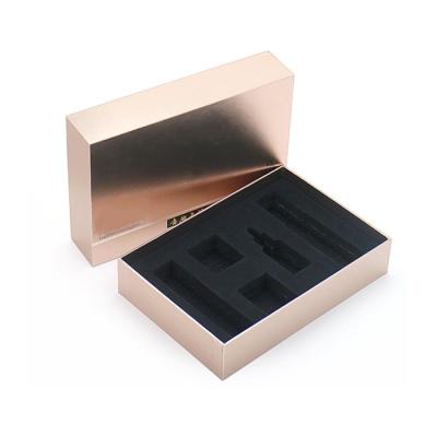 China Large Luxury Biodegradable Seal Gift Box With Lid Rose Cosmetic Packaging, Cosmetic Box Paper Box Cosmetic Packaging for sale