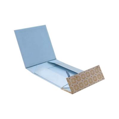 China Biodegradable Folding Box Fold Box Rigid Magnet, Folding Tea Coffee Box Tea Bag Box, Collapsible Magnetic Box With Ribbon Tea Packaging Box for sale