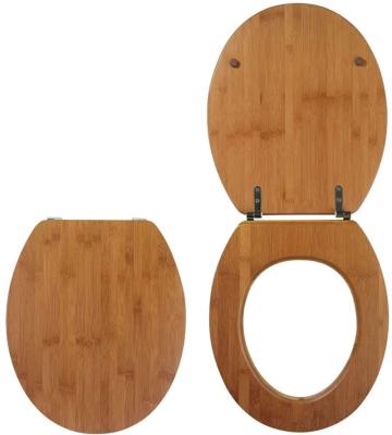 China High Quality Slow-end Bamboo Toilet Seats Toilet Lid Seats for sale