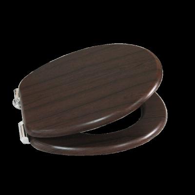 China Slow-end Wooden Black Toilet Seats MDF Toilet Seat for sale