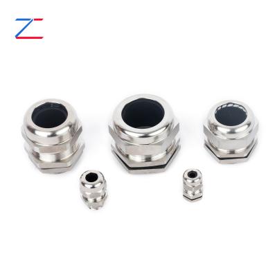 China Gold Supplier M20 MG PG21 PG9 PG7 CE IP68 Stainless Steel Metal Waterproof Electrical Cable Gland Cable Protector for sale