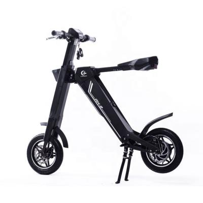 China Unisex Foldable Electric Bike 250W 12 Wheels E Bike Electric Bike For Adults for sale