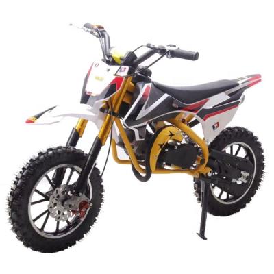 China Super Gasoline 49CC Dirt Bike Pull Start Chain Drive Disc Interrupted Road Dirt Bike Motorcycle 1100*320*540mm for sale