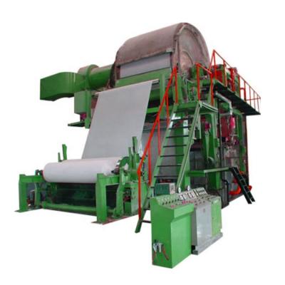 China Paper Industry Good Price Waste Paper Recycling Machine Toilet Paper Tissue Paper Making Machine Production Line for sale