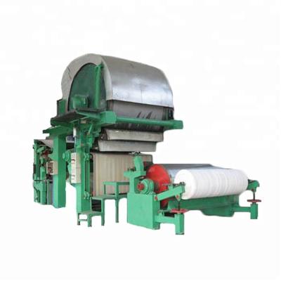 China Factory 1575 Bamboo Pulp Tissue Paper Jumbo Roll Machine Making Machine Made Tissue Paper In China for sale