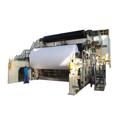 China Factory 2400 waste paper reuse machine making toilet paper machine for sale with good price for sale