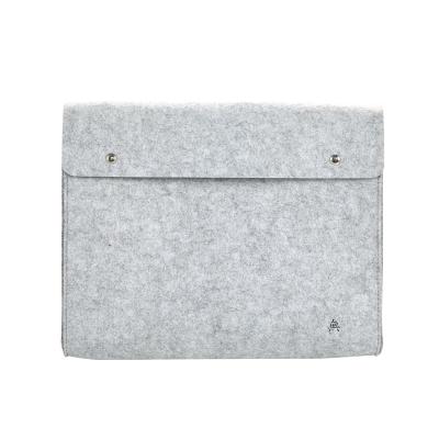 China Polyester felt computer bag 14 double button 16 inch computer liner bag polyester environmental protection liner bag for sale