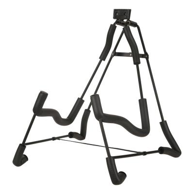 China Playing Folding Seat Guitar Stand J-40D Music Maker Type A Type Bending Line Steel Acoustic Guitar Stand Iron Guitar Solid Stand for sale