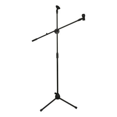 China Hot Selling High Quality Metal Singer M-200 Adjustable Height Dual Microphone Stand With OEM Stable Mic Competitive Two Mic Holder Stand for sale