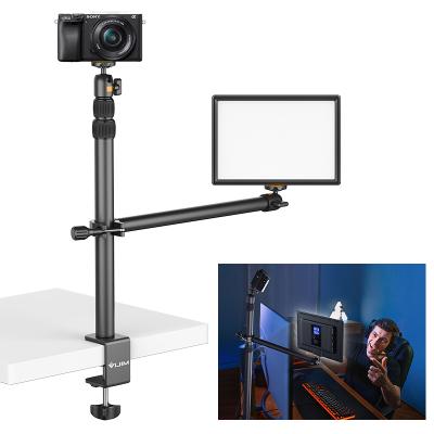 China VIJIM LS02 Adjustable Light Stand with Phone Holder, Universal Desktop Tripod for Photography Light for sale